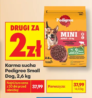Karma sucha Pedigree Small Dog promocja w Biedronka