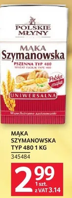 Mąka Szymanowska typ 480 Polskie Młyny promocja w Selgros