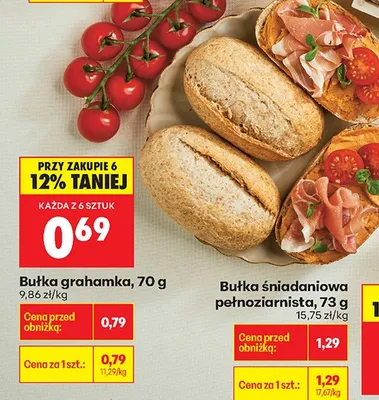 Bułka grahamka promocja w Biedronka