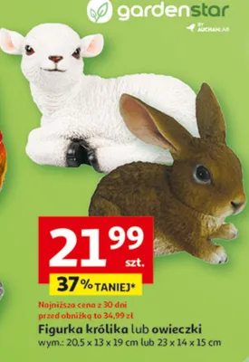 Figurka królika lub owieczki promocja w Auchan