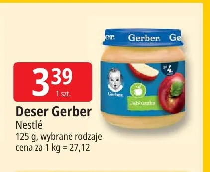 Deser Gerber Jabłuszka promocja w Leclerc