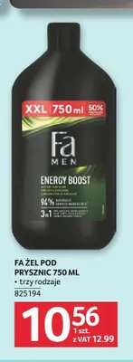 Żel pod prysznic Fa Men Energy Boost promocja w Selgros