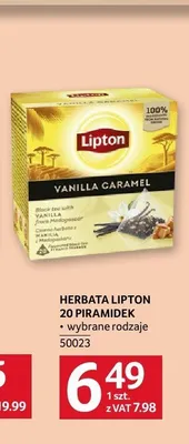 Herbata Lipton Vanilla Caramel promocja w Selgros