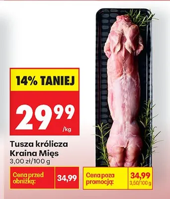 Tusza królicza promocja w Biedronka