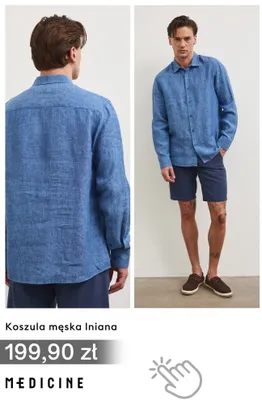 Koszula męska lniana Medicine promocja w Medicine