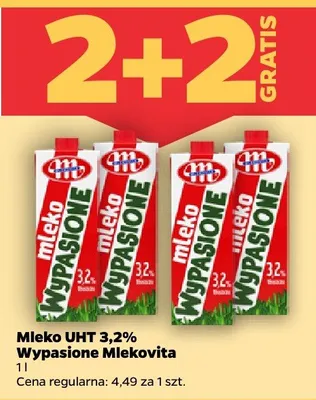 Mleko UHT 3,2% Wypasione promocja w Netto