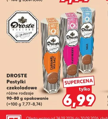 Pastylki czekoladowe Droste promocja w Kaufland