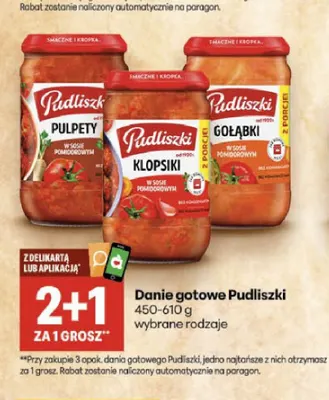 Danie gotowe pulpety w sosie pomidorowym Pudliszki promocja w Delikatesy Centrum