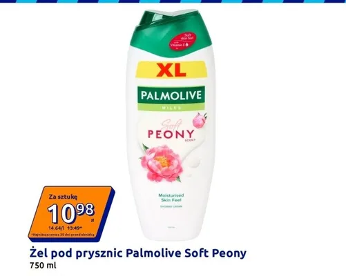 Żel pod prysznic Palmolive Soft Peony XL promocja w Action