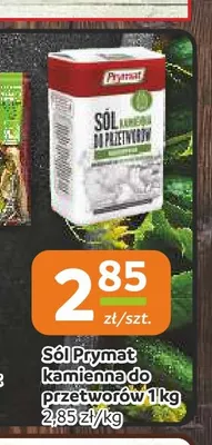 Sól Prymat kamienna do przetworów promocja w Społem Częstochowa