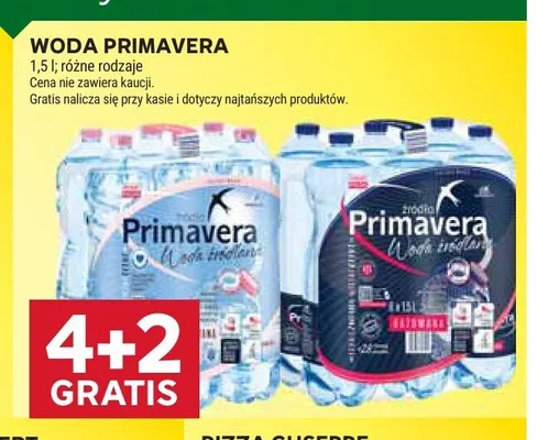 Woda Primavera promocja w Stokrotka