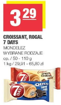 Croissant, Rogal 7 Days promocja w SPAR