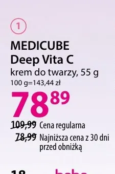 Krem do twarzy Deep Vita C Medicube promocja w Hebe