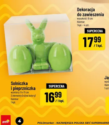 Solniczka i pieprzniczka promocja w POLOmarket