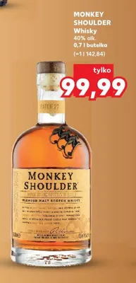 Whisky Monkey Shoulder promocja w Kaufland