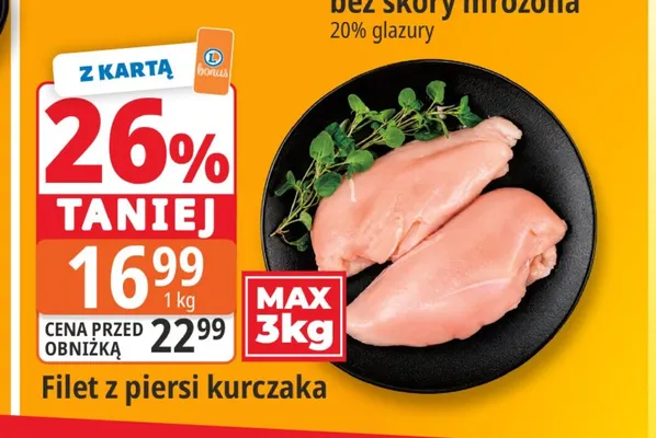 Filet z piersi kurczaka promocja w Leclerc