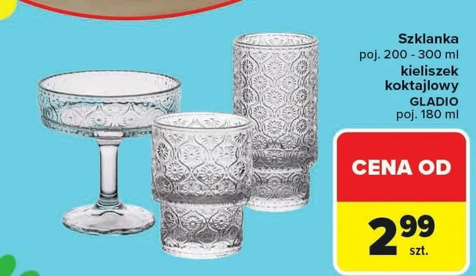 Szklanka colorful 400 ml promocja w Carrefour Market