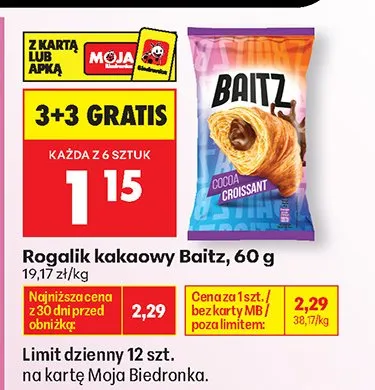Rogalik kakaowy promocja w Biedronka