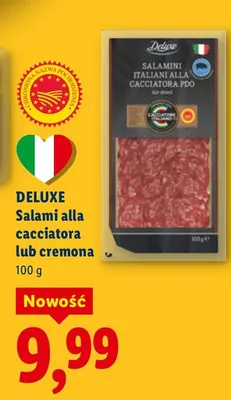Salami alla cacciatora lub cremona promocja w Lidl
