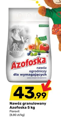 Nawóz granulowany Azofoska 5kg Florovit promocja w Bricomarche