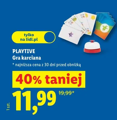 Gra karciana promocja w Lidl