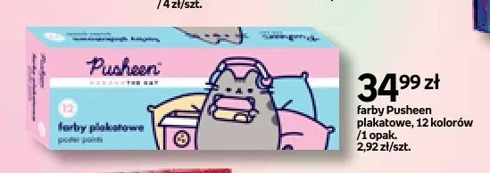 Farby Pusheen plakatowe promocja w Empik