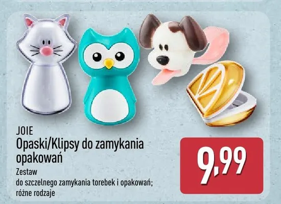 Opaski/klipsy do zamykania opakowań różne rodzaje promocja w Aldi