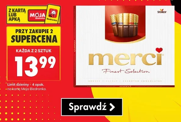 Czekoladki Finest Selection promocja w Biedronka