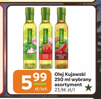 Olej Kujawski z czosnkiem promocja w Społem Częstochowa