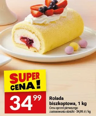 Rolada biszkoptowa promocja w Twój Market