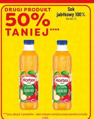 Sok jabłkowy 100% promocja w POLOmarket