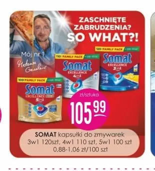 Kapsułki do zmywarek Somat 5w1 promocja w Drogerie Jasmin
