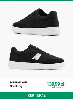 Sneakersy Memphis One promocja w Deichmann