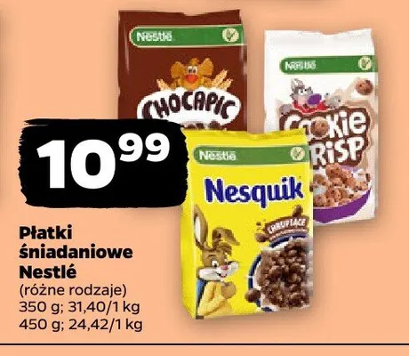 Płatki śniadaniowe Cookie Crisp promocja w Netto