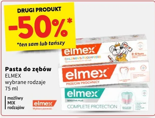 Pasta do zębów Elmex promocja w Intermarche