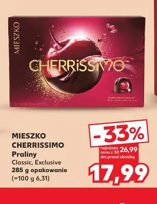 Praliny Mieszko Cherrissimo Classic promocja w Kaufland