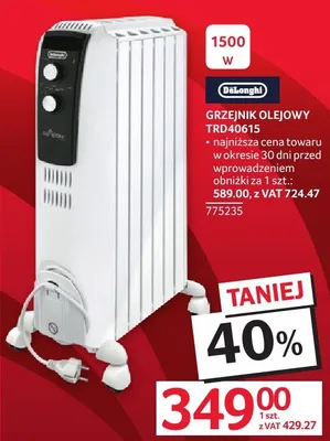Grzejnik olejowy TRDJM0615 promocja w Selgros