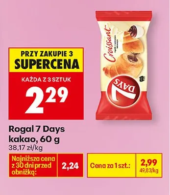 Rogal 7 Days kakao promocja w Biedronka