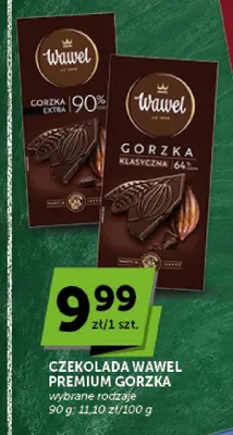 Czekolada Wawel premium gorzka extra 90% promocja w Groszek