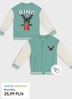 Bluza dziecięca Bing promocja w Sinsay