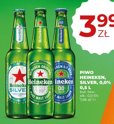 Piwo Silver 0,0% promocja w Duży Ben