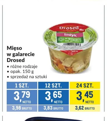 Mięso w galarecie Drosed promocja w Makro