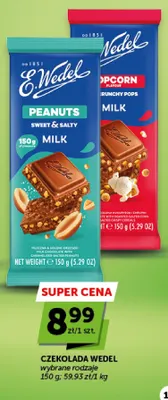 Czekolada E.Wedel Popcorn Flavour Crunchy Pops Milk promocja w Euro Sklep