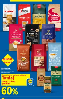 Kawa ziarnista Jacobs Café Crema promocja w Lidl