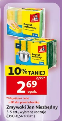 Zmywaki Jan Niezbędny profilowane promocja w Auchan