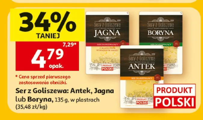 Ser Boryna z Goliszewa promocja w Auchan