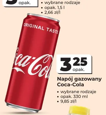 Napój gazowany Coca-Cola promocja w Odido