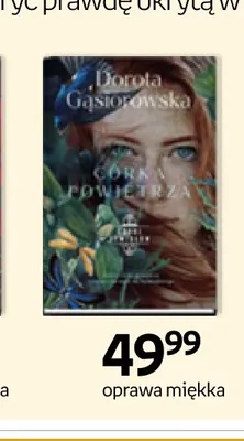 Książka Córka powietrza Dorota Gąsiorowska oprawa miękka promocja w Empik