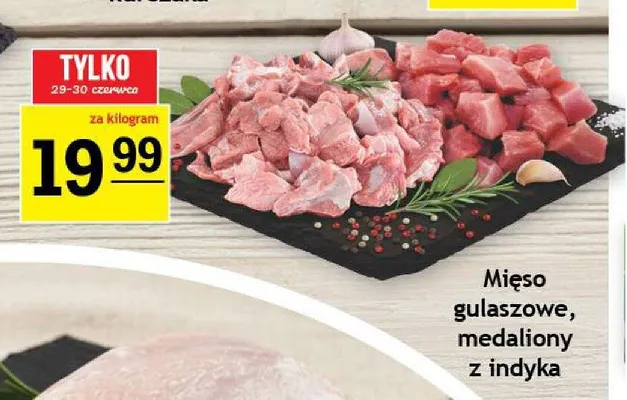Mięso gulaszowe z indyka promocja w Gram Market