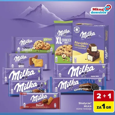 Ciastka Milka Choco Moo promocja w Carrefour